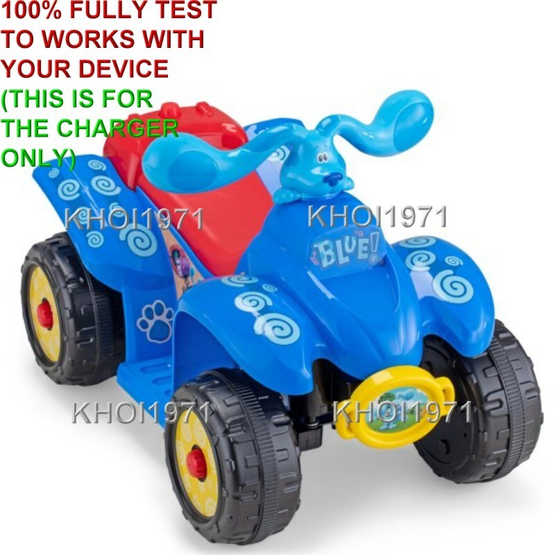 6V AC Wall Charger Adapter for Kids Trax Ride-On KT1559WM Nickelodeon Blues Clues Toy