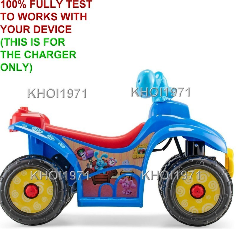 6V AC Wall Charger Adapter for Kids Trax Ride-On KT1559WM Nickelodeon Blues Clues Toy