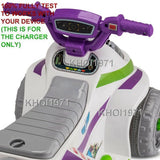 AC Wall Charger Adapter for KidTrax Buzz Lightyear Toy Story 4 Ride-On KT1511WMA