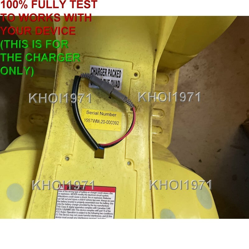 AC Wall Charger Adapter for KidTrax Nickelodeon SpongeBob SquarePants KT1557WM