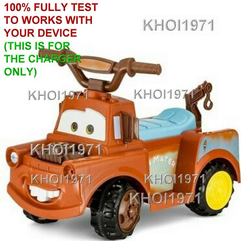 AC Wall Charger Adapter for KidTrax StarBright, Glow & Go Ride-On Toys