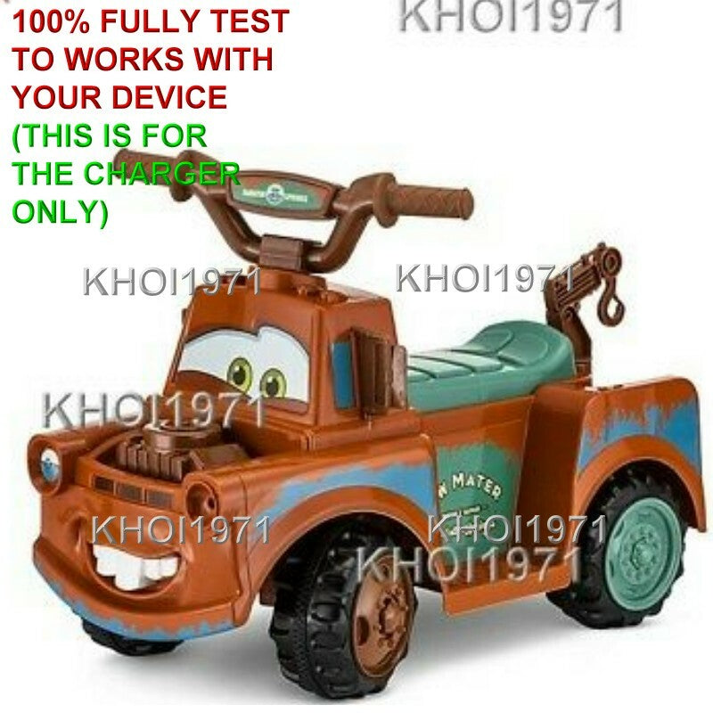 AC Wall Charger Adapter for KidTrax StarBright, Glow & Go Ride-On Toys