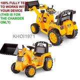 AC wall charger adapter for KT1092 Pacific Cycle CAT bulldozer and tractor ride-on