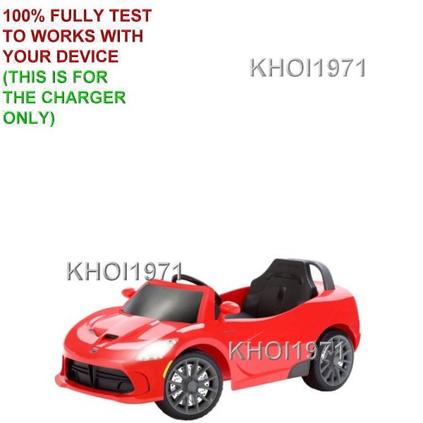 6V AC Wall Charger Adapter for KT1114TG KT1114 Kid Trax SRT Viper Ride-On Battery