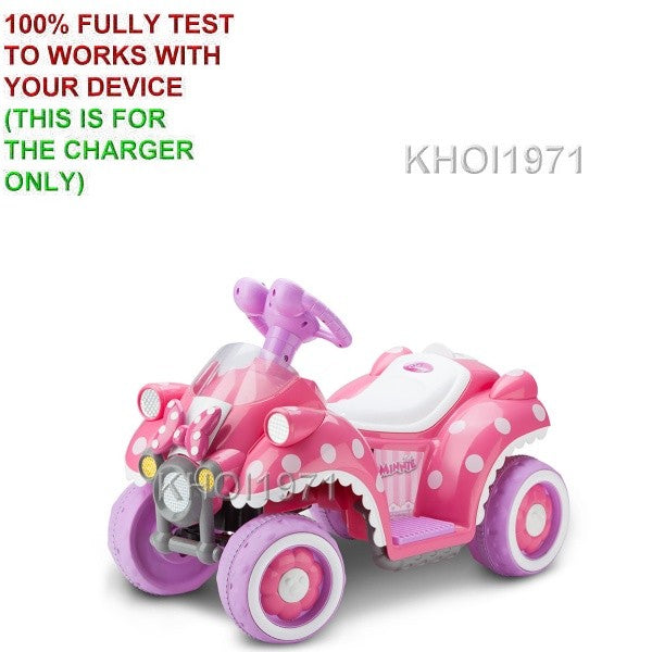 6V AC Wall Charger Adapter for KT1123TR Kid Trax Minnie Mouse Ride-On Battery