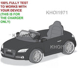 AC Wall Charger Adapter for KT1151TG Kid Trax Audi TT Avigo 6V Ride-On Battery