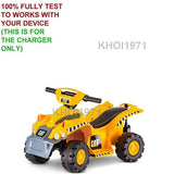 AC Wall Charger Adapter for KT1153 Kid Trax Cat Toddler Quad Ride-On Toy