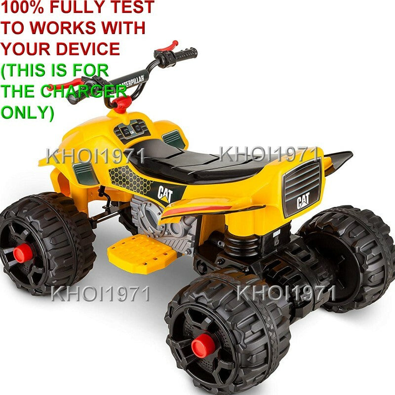 12V AC Wall Charger and Adapter for KT1214 Kid Trax CAT Quad Ride-On Battery