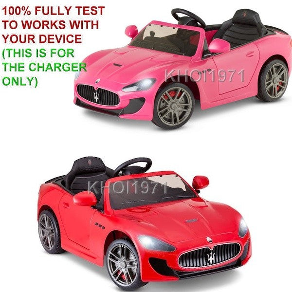 AC Wall Charger Adapter for KT1252TR Kid Trax Maserati Gran Turismo MC Stradale Toy Vehicle