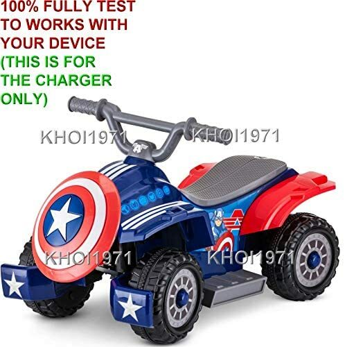 6V AC Wall Charger Adapter for KidTrax KT1269WM Ride-On Cars McQueen Quad 95