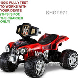 12V AC Wall Charger Adapter for KT1310TR Kid Trax WWE ATV Ride-On Battery