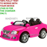 12V AC Wall Charger Adapter for KT1342WM Kidtrax Cool Car Convertible Ride-On