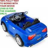 12V AC Wall Charger Adapter for Kidtrax KT1343WM Cool Car Convertible Ride-On