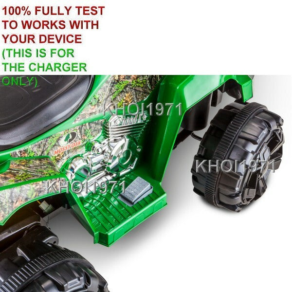 6V AC Wall Charger Adapter for Kid Trax KT1356WM Mossy Oak Green ATV Battery