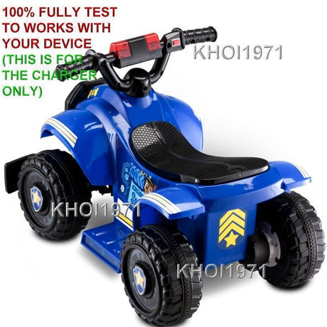 6V AC Wall Charger Adapter for KT1378WM Pacific Cycle Chase Paw Patrol Ride-On Toy
