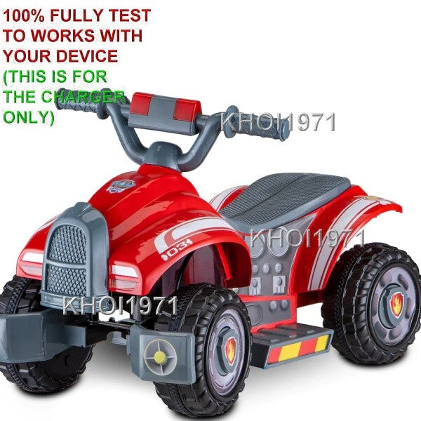 AC Wall Charger Adapter for KT1466 Kidtrax Paw Patrol Marshall 6V Ride-On Battery