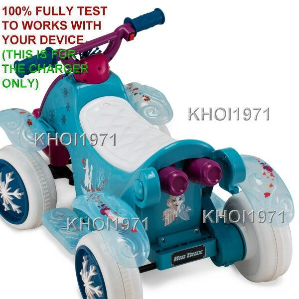 6V AC Wall Charger Adapter for KT1516 Kid Trax Frozen 2 Toddler Quad Ride-On Toy