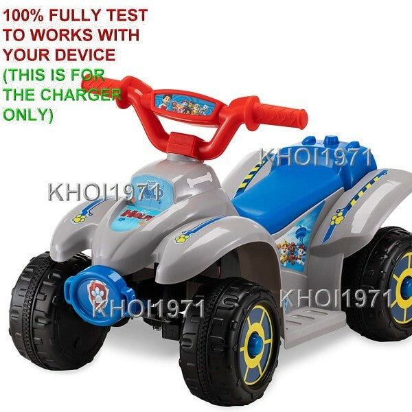 AC Wall Charger Adapter for KT1521 KidTrax Nickelodeon Paw Patrol Quad Ride-On