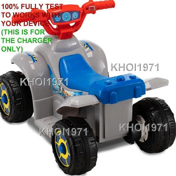 AC Wall Charger Adapter for KT1521 KidTrax Nickelodeon Paw Patrol Quad Ride-On