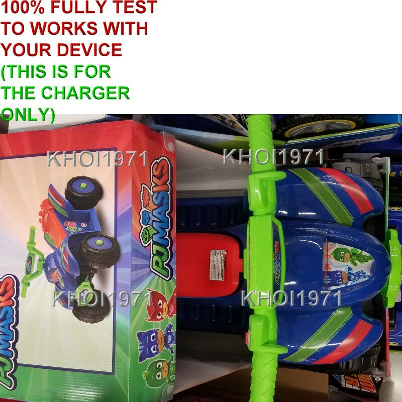 6V AC Wall Charger Adapter for KT1522WM Kid Trax PJ Masks Cat Quad Ride-On Battery