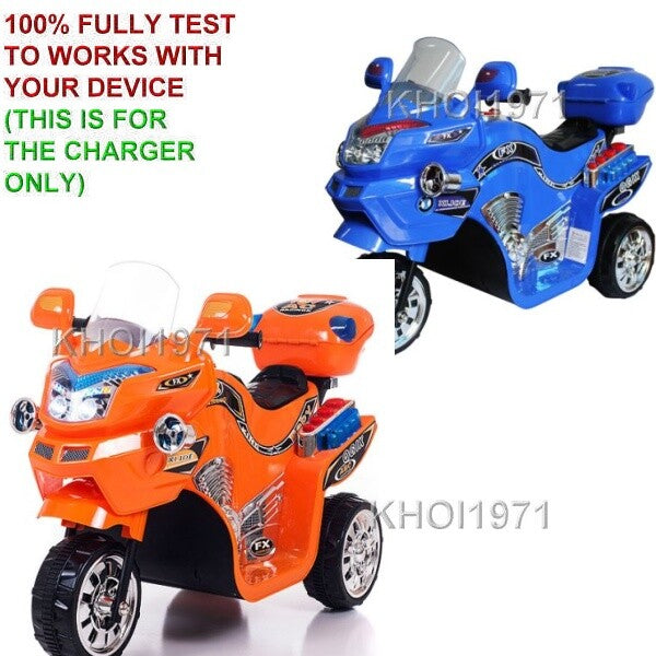 AC Wall Charger Adapter for Little Rider 80 KB901 3-Wheel 6V Electric Bike Motorcycle