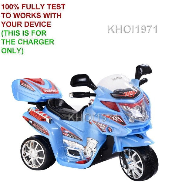 AC Wall Charger Adapter for Little Rider 80 KB901 3-Wheel 6V Electric Bike Motorcycle