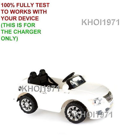 AC Wall Charger Adapter for Monster Trax Convertible 12V Ride-On Battery