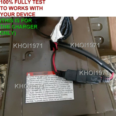 AC Wall Charger Adapter for Mossy Oak Break Up Infinity KT1263 Ride-On Toy