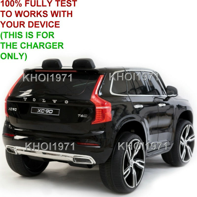 12V AC Wall Charger Adapter for Kids Motorz Volvo XC90 Ride-On Toy