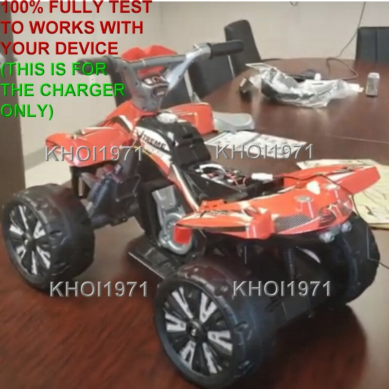 AC Wall Charger Adapter for Kid Motorz Xtreme Quad Ride-On 6V Battery Red 0670