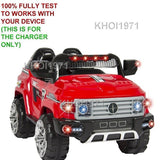 Red AC Wall Charger Adapter for Kids Ride-On Truck SKY2069