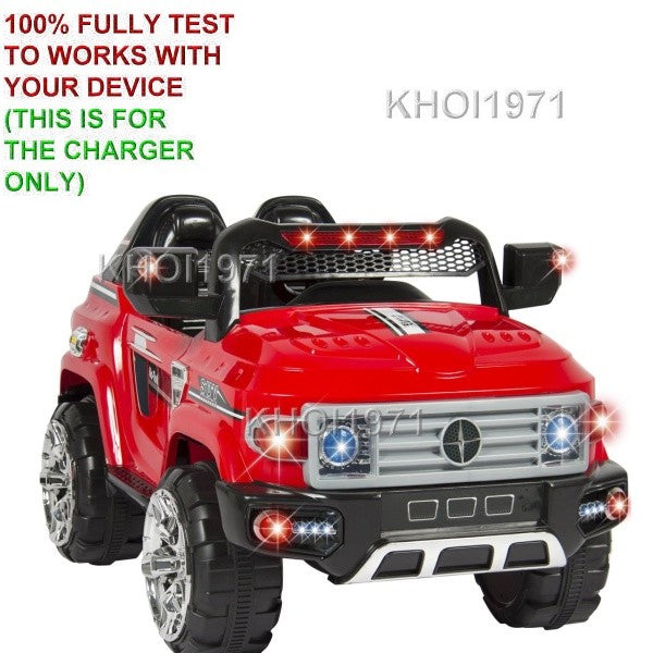 Red AC Wall Charger Adapter for Kids Ride-On Truck SKY2069