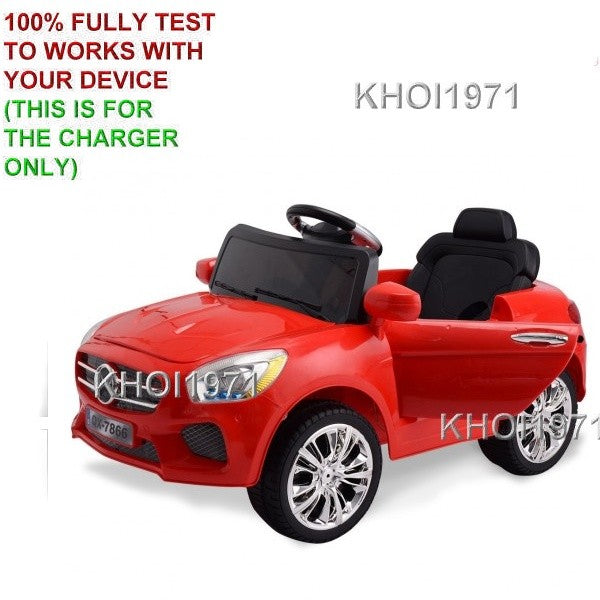 AC Wall Charger Adapter for Red Kids Ride-On Car with Remote TY557898