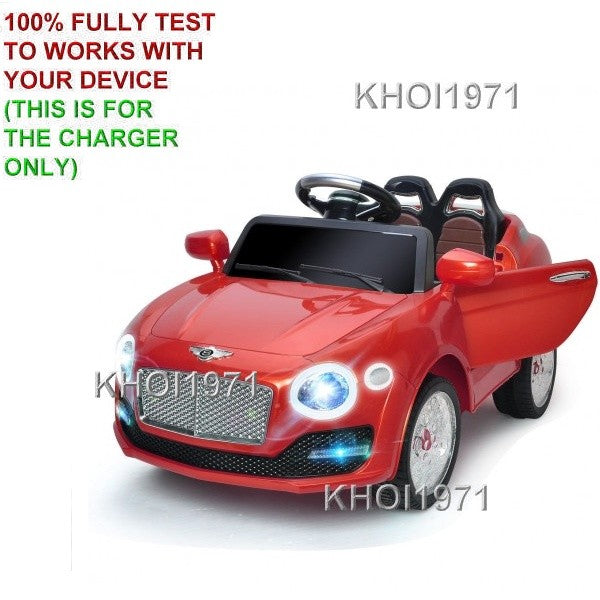 AC Wall Charger Adapter for Kids Ride-On Car with Remote Control, Red TY564944