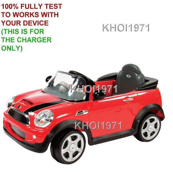 6V AC Wall Charger Adapter for Mini Cooper S Ride-On Vehicle W446AC-R