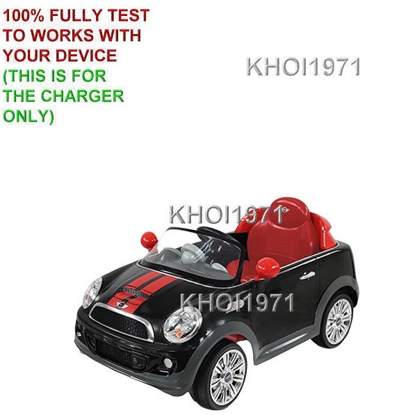 AC Wall Charger Adapter for Mini Cooper S Ride-On Vehicle Model W446AC