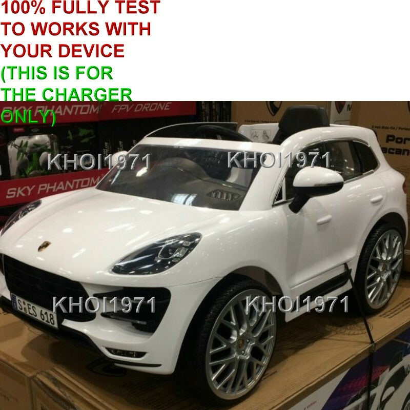 AC Wall Charger Adapter for 6V Ride-On Porsche Macan W416AC Battery