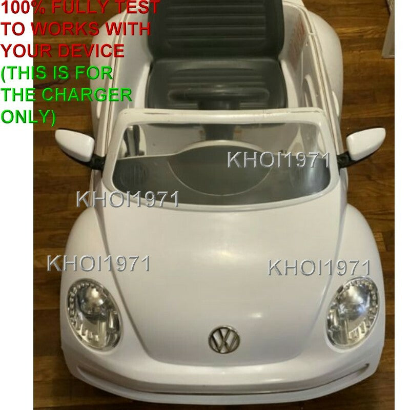 6V AC Wall Charger Adapter for Volkswagen Beetle Ride-On W486 W486TG