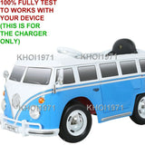 AC Wall Charger Adapter for Volkswagen Bus Type 2 T1 Ride-On Vehicle Model W487AC-B