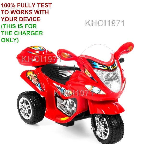 6V AC Wall Charger Adapter for Motorcycle Ride-On Toy SKY1785