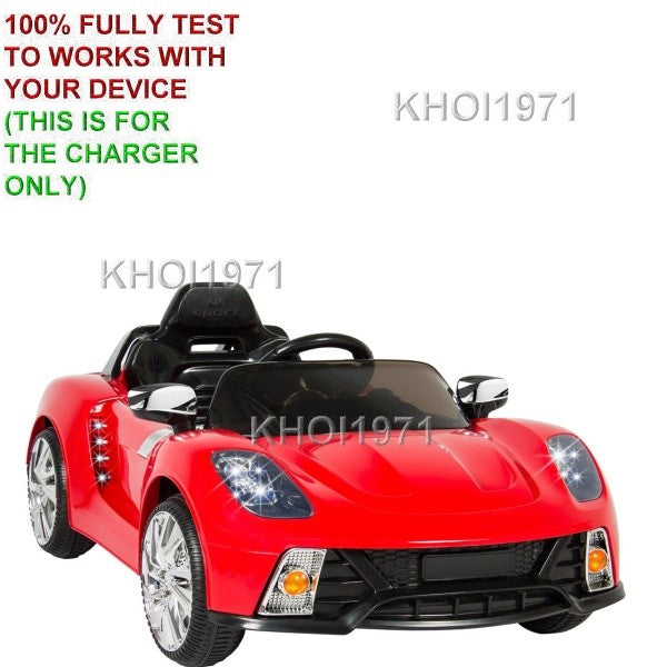 Wall Charger AC Adapter for SKY908 and SKY907 Ride-On Vehicles in Pink and Red