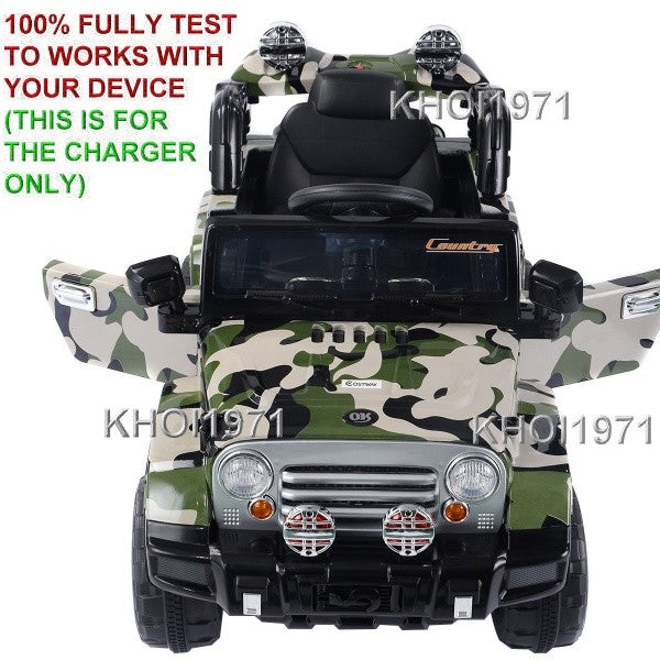 AC Wall Charger Adapter for TY324103CAMO MP3 Ride-On Truck Jeep Car