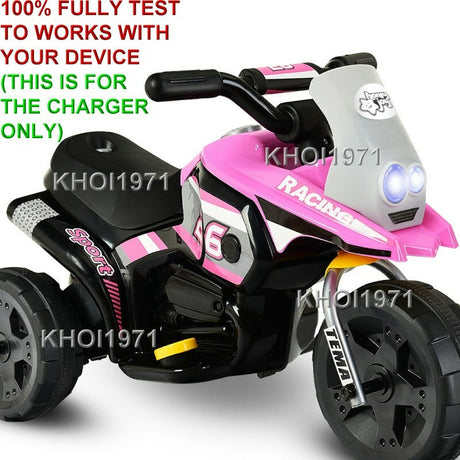 6V AC Charger Adapter for TY324110 3-Wheel Motorcycle Ride-On Toy
