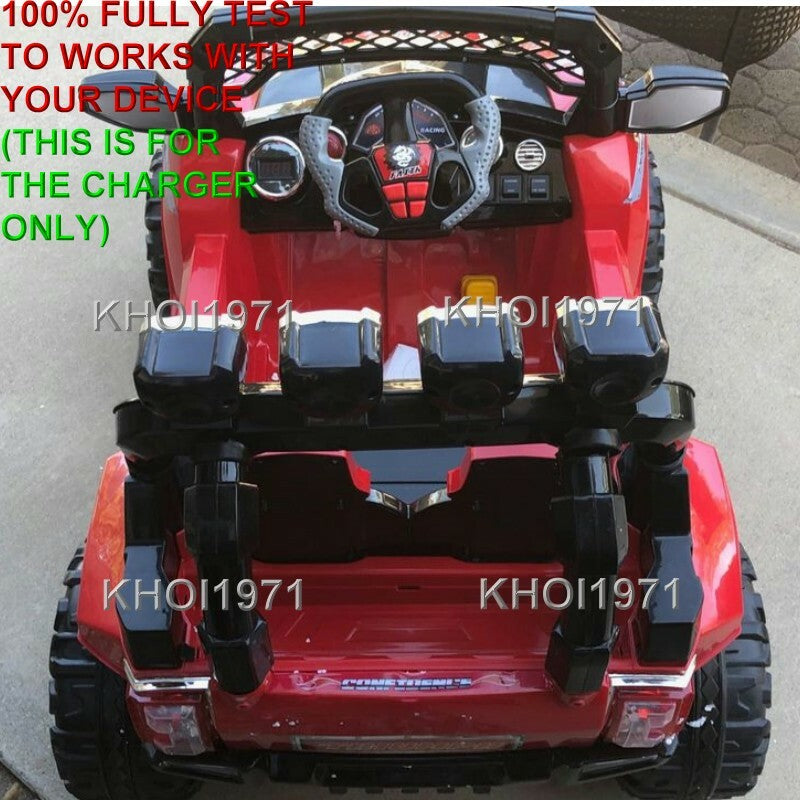 12V High-Speed AC Wall Charger Adapter for TY324114 Ride-On Truck Car Battery