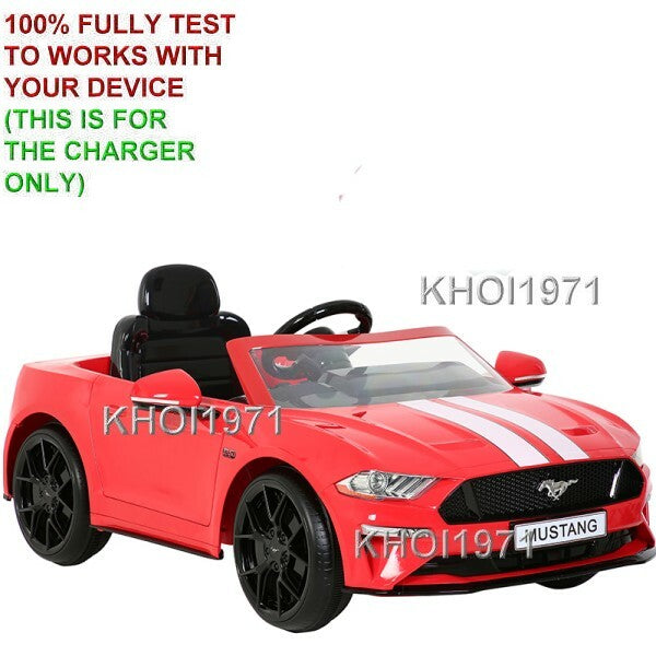 AC Wall Charger Adapter for 6V Battery Ride-On Ford Mustang GT W441 Model