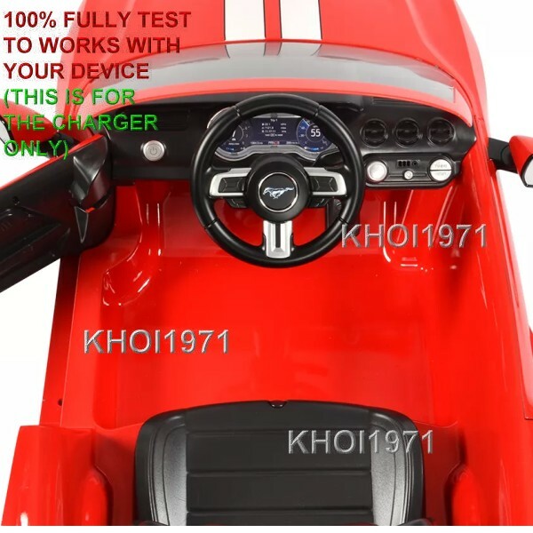 AC Wall Charger Adapter for 6V Battery Ride-On Ford Mustang GT W441 Model