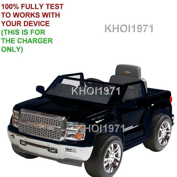 AC Wall Charger Adapter for 6V Rollplay Chevy Silverado Camo Ride-On W460-C