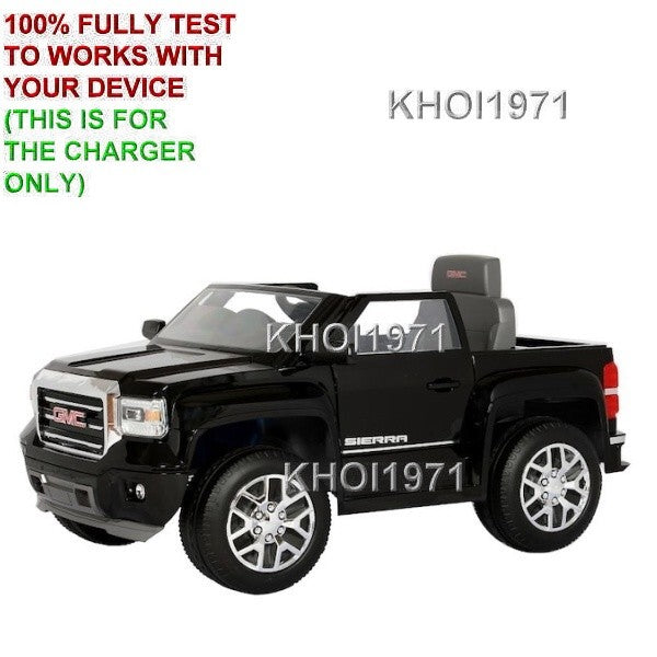 6V AC Wall Charger Adapter for W460 G03 and GMC Sierra 6V Ride-On Vehicles