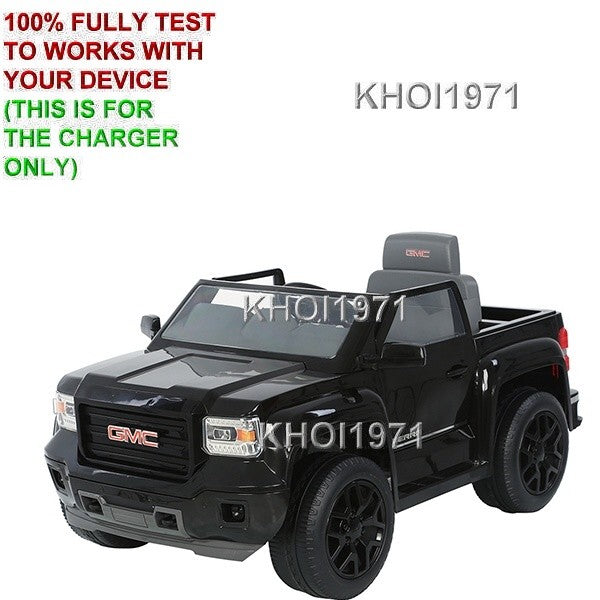 6V AC Wall Charger Adapter for W460 G03 and GMC Sierra 6V Ride-On Vehicles