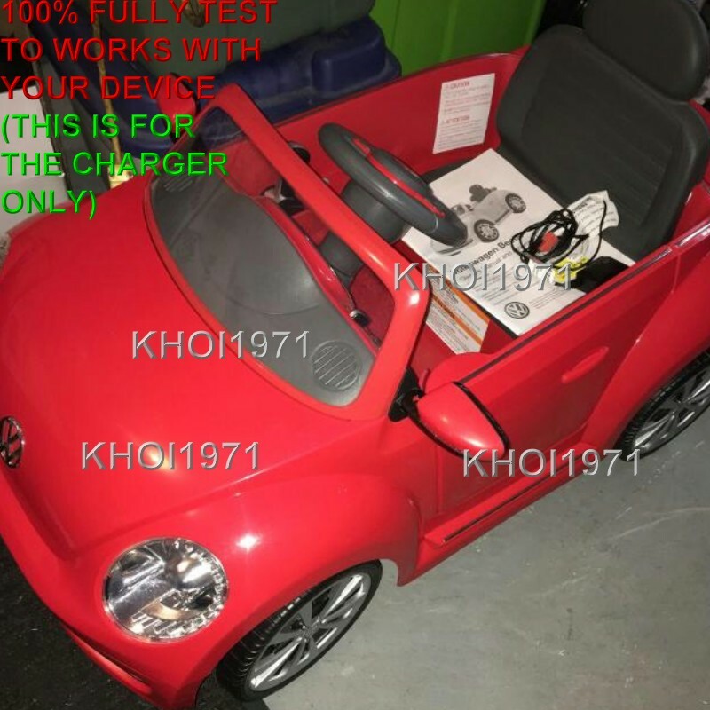 6V AC Wall Charger Adapter for W486 Ride-On Volkswagen Beetle Toy